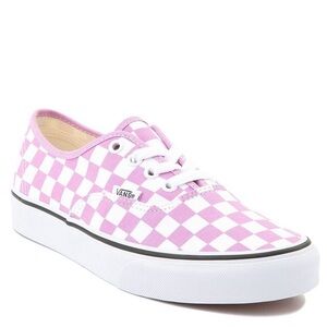 Vans Light Purple Checkerboard Lace Up Sneakers Size 9.5